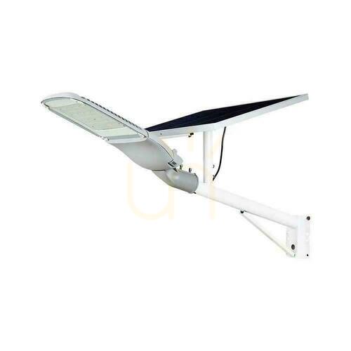 Skontrolujte V-TAC SAMSUNG CHIP 50W Biela IP65 LiFePo4 VT-ST303 6000K 3000lm Solárne LED svietidlo 3 roky záruka