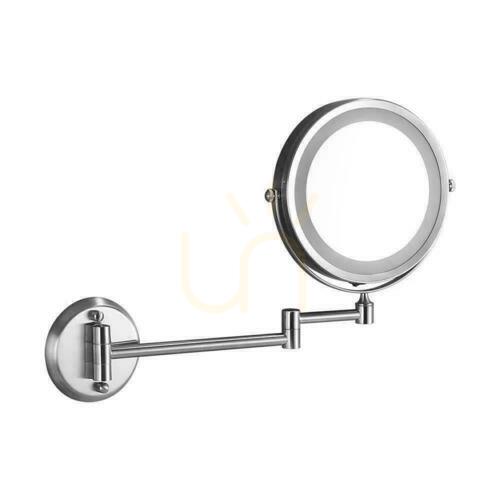 Skontrolujte V-TAC 3W LED Kúpeľňové kozmetické zrkadlo 4xAAA Fi.17CM Chrome VT-7571 6400K 30lm