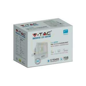 V-TAC LED projektor 10W SAMSUNG CHIP Senzor pohybu biely s MUFa VT-118S 3000K 735lm 5 rokov záruka small 4