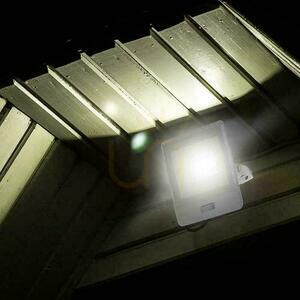 V-TAC 20W SAMSUNG CHIP LED Projektor Senzor pohybu Biely kábel 1M VT-128S-1 4000K 1510lm 5 rokov záruka small 4