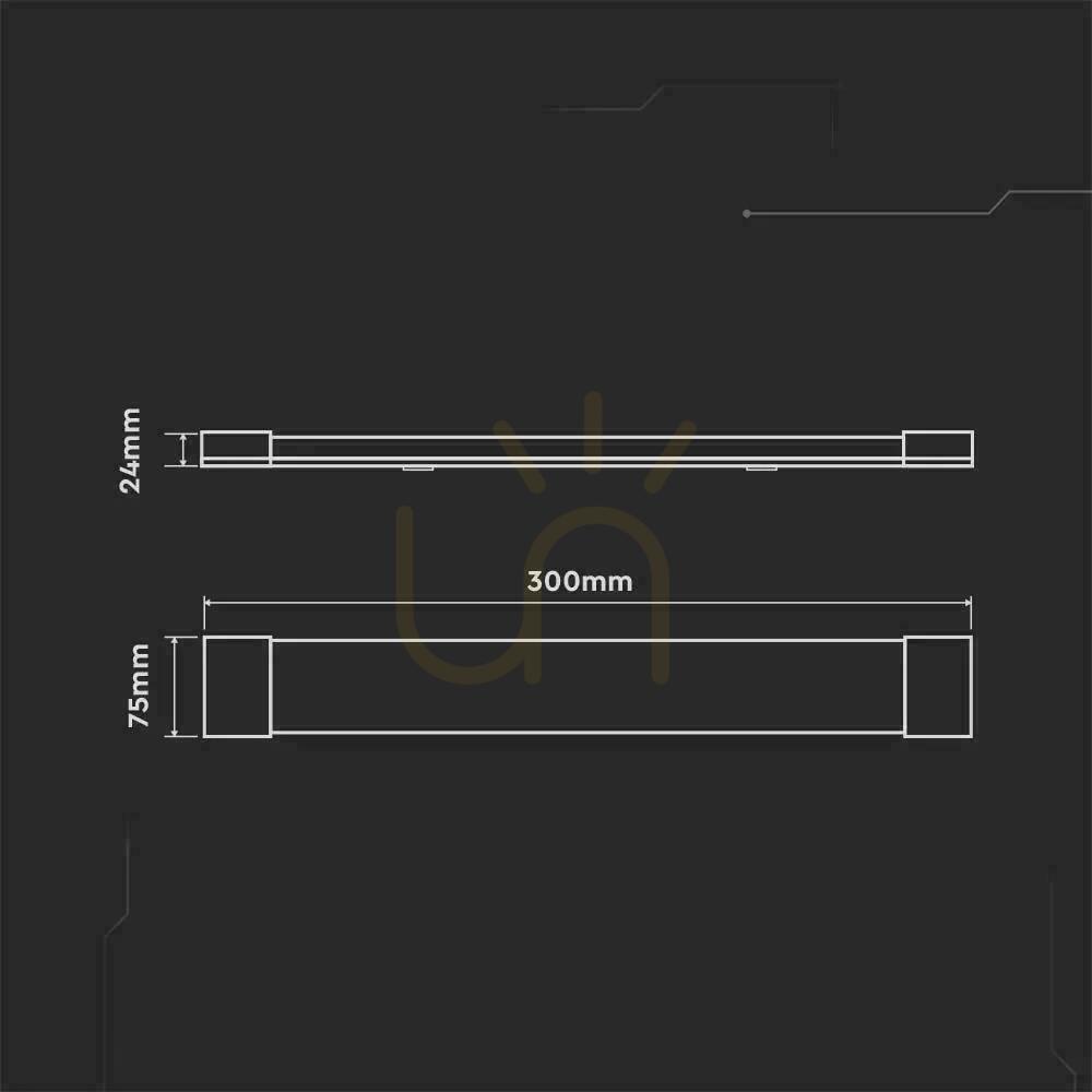 Šou V-TAC 10W LED povrchové lineárne svietidlo SAMSUNG CHIP 30cm VT-8-10 3000K 1000lm Záruka 5 rokov V-TAC 10W LED povrchové lineárne svietidlo SAMSUNG CHIP 30cm VT-8-10 3000K 1000lm Záruka 5 rokov