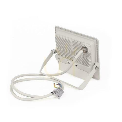 Skontrolujte V-TAC 30W SAMSUNG CHIP LED Projektor Senzor pohybu Biely kábel 1M VT-138S-1 4000K 2340lm 5 rokov záruka