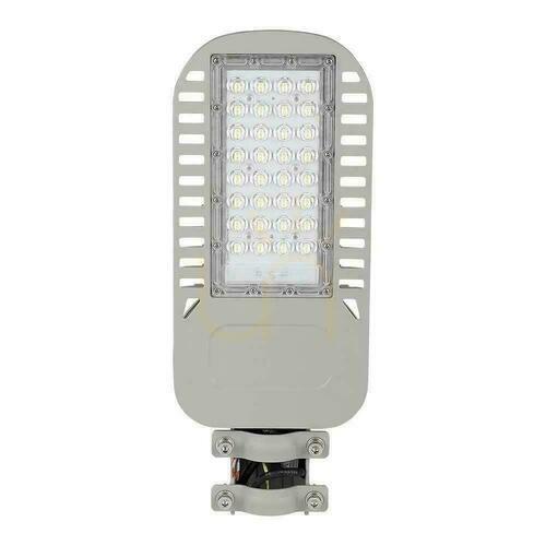 Skontrolujte V-TAC SAMSUNG CHIP 50W LED Streetlight Lens 110st 135Lm/W VT-54ST 4000K 6850lm 5 rokov záruka