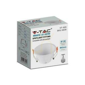 V-TAC GU10 zapustená hlboká okrúhla sieťka biela VT-925-W 3 roky záruka small 4