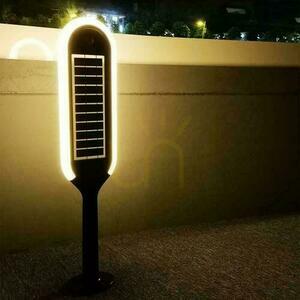 V-TAC Solárna LED 5W 2v1 záhradný stĺp VT-945 3000K 400lm small 2