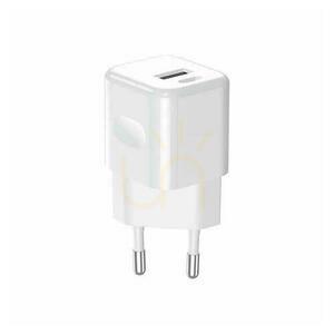 Nabíjačka V-TAC FAST 20W White MINI Dual USB Type-A Type-C VT-5320-W USB. small 3