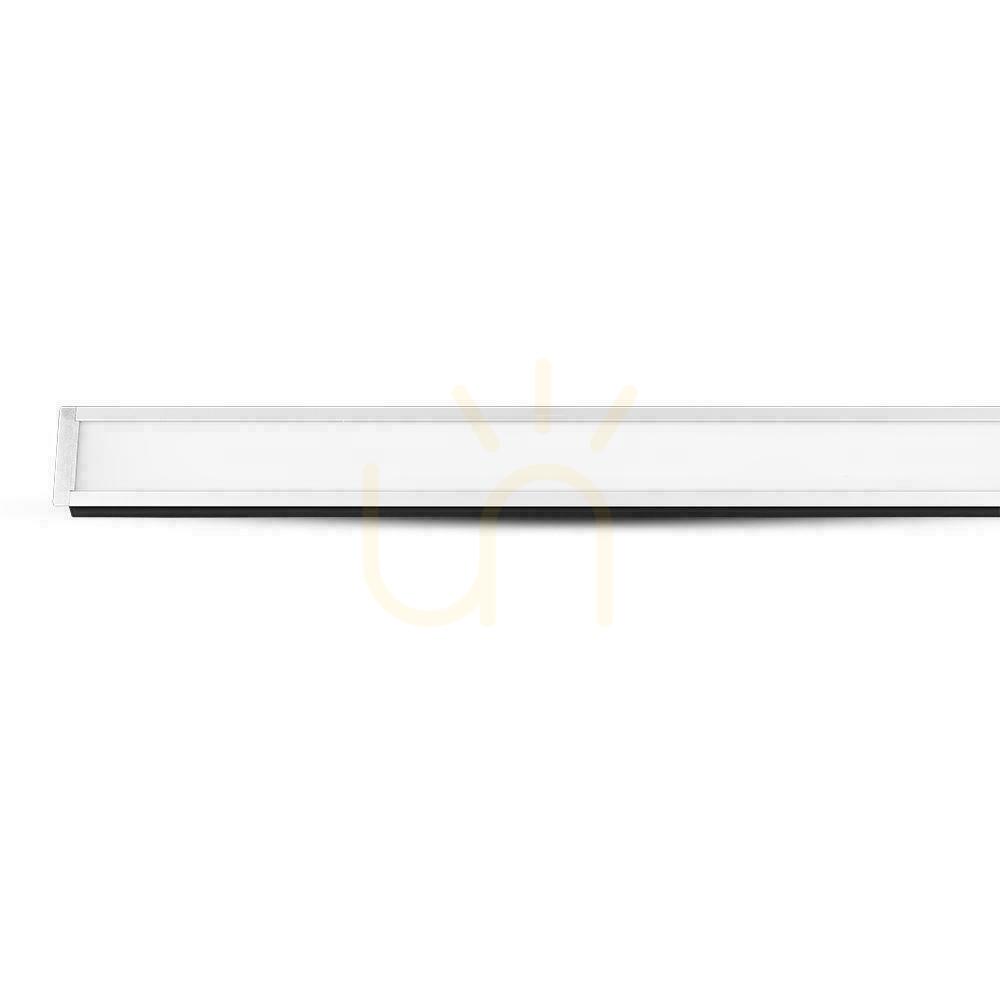 Náhľad V-TAC LED lineárne SAMSUNG CHIP 40W zapustené strieborné svietidlo 120cm VT-7-41 4000K 3800lm 5 rokov záruka V-TAC LED lineárne SAMSUNG CHIP 40W zapustené strieborné svietidlo 120cm VT-7-41 4000K 3800lm 5 rokov záruka