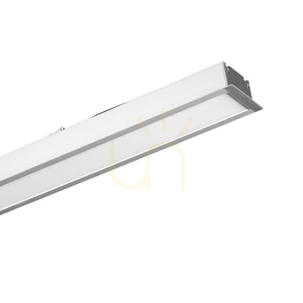 Skontrolujte V-TAC LED lineárne SAMSUNG CHIP 40W zapustené strieborné svietidlo 120cm VT-7-41 4000K 3800lm 5 rokov záruka V-TAC LED lineárne SAMSUNG CHIP 40W zapustené strieborné svietidlo 120cm VT-7-41 4000K 3800lm 5 rokov záruka