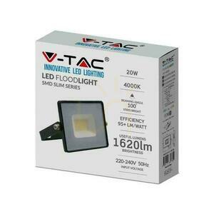 V-TAC 20W SMD LED projektor série E čierny VT-4021 6500K 1620lm. small 2