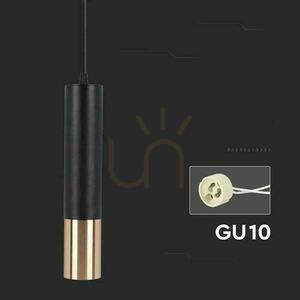 V-TAC GU10 závesné svietidlo čierne+zlaté 60x300mm VT-977 3 roky záruka small 5