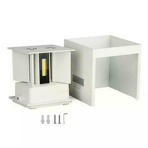 V-TAC 5W nástenné svietidlo Top Down Adjustable White Square IP65 Bridgelux VT-759-W 4000K 700lm small 4
