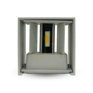 V-TAC 5W nástenné svietidlo Top Down Adjustable Grey Square IP65 Bridgelux VT-759-G 4000K 700lm small 2