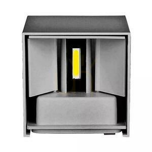 V-TAC 5W nástenné svietidlo Top Down Adjustable Grey Square IP65 Bridgelux VT-759-G 4000K 700lm small 3
