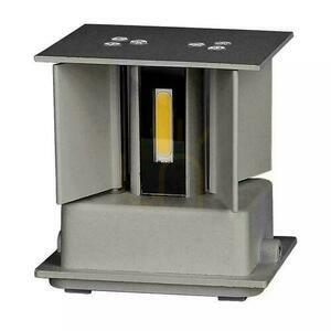 V-TAC 5W nástenné svietidlo Top Down Adjustable Grey Square IP65 Bridgelux VT-759-G 4000K 700lm small 4