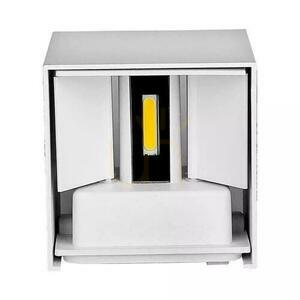 V-TAC 11W LED svietidlo s nastaviteľným čipom BRIDGELUX White Square IP65 VT-759-12-W 3000K 1360lm small 3
