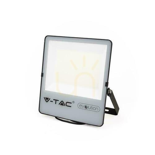Skontrolujte V-TAC 200W G8 Black 185Lm/W EVOLUTION VT-200185 4000K 37000lm LED reflektor 5 rokov záruka
