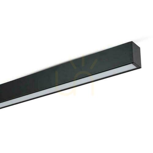 Skontrolujte V-TAC LED lineárne povrchovo montované SAMSUNG CHIP 40W čierne UGR<19 DIMM VT-7-46 3000K 3275lm 5 rokov záruka