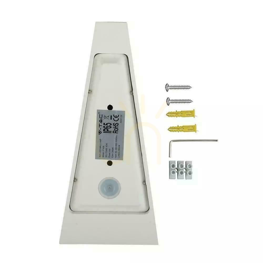 Šou Nástenné svietidlo V-TAC 4W LED White IP65 VT-826-W-N 4000K 476lm. Nástenné svietidlo V-TAC 4W LED White IP65 VT-826-W-N 4000K 476lm.