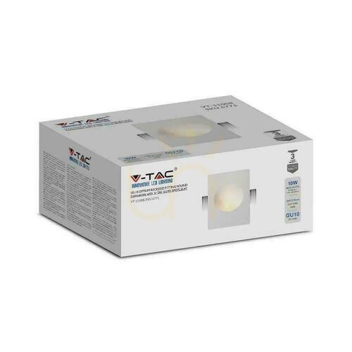 Skontrolujte Nástenné svietidlo Gypsum V-TAC GU10 250x210 VT-11008 Záruka 3 roky.
