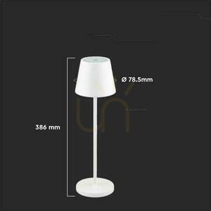 V-TAC 2W LED nabíjacia stmievateľná nočná lampa IP54 biela VT-7522 3000K 200lm. small 4