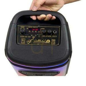 V-TAC Prenosný reproduktor 400 W Mikrofón Diaľkové ovládanie BT USB TF FM AUX TWS KARAOKE VT-4000W. small 6