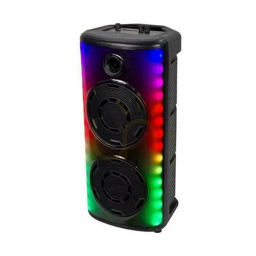 Skontrolujte V-TAC Prenosný reproduktor 600 W Mikrofón Diaľkové ovládanie BT USB TF FM AUX TWS KARAOKE VT-6000W.