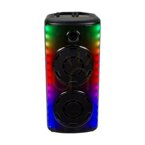 Skontrolujte V-TAC Prenosný reproduktor 600 W Mikrofón Diaľkové ovládanie BT USB TF FM AUX TWS KARAOKE VT-6000W.