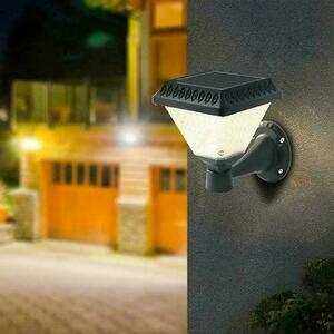 V-TAC Solárna záhradná nástenná lampa s diaľkovým ovládaním 3v1 IP44 čierna štvorcová VT-972 3000K-4000K-6400K 75 3 roky záruka 3 V-TAC Solárna záhradná nástenná lampa s diaľkovým ovládaním 3v1 IP44 čierna štvorcová VT-972 3000K-4000K-6400K 75 3 roky záruka small 3