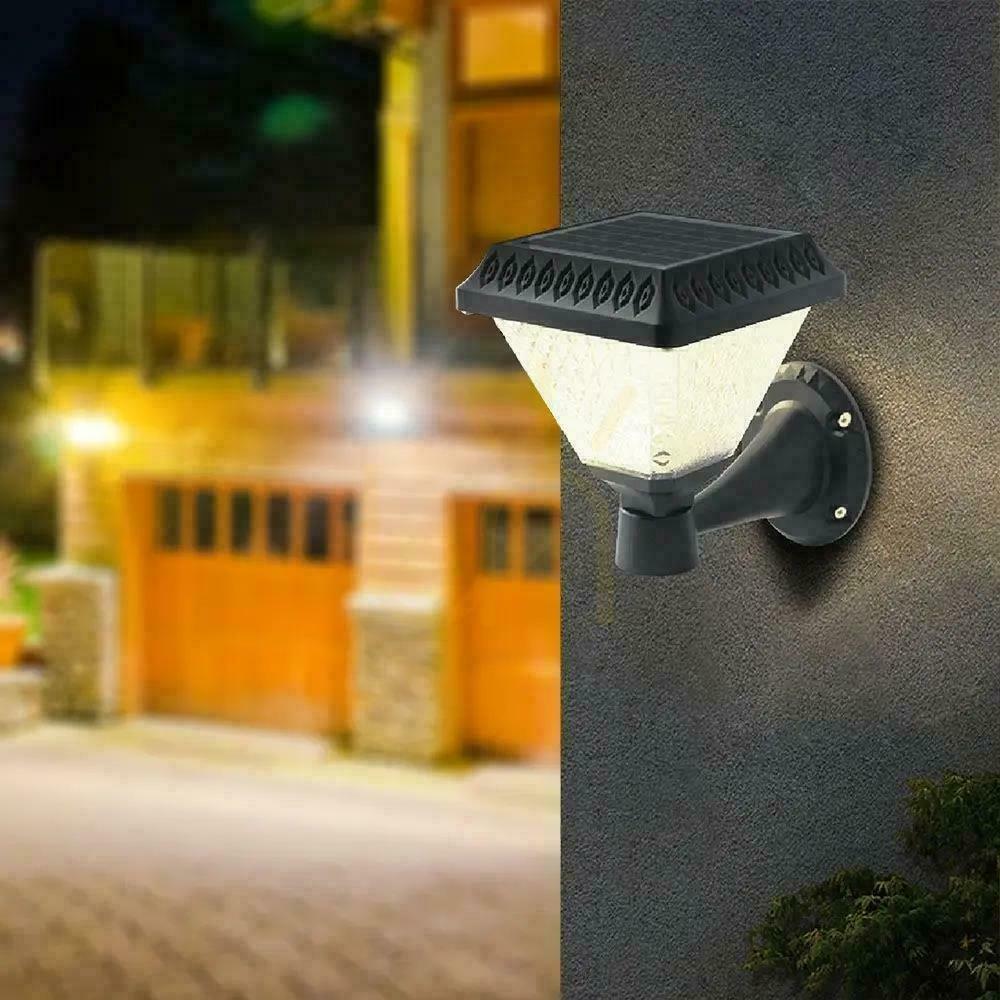 Displej V-TAC Solárna záhradná nástenná lampa s diaľkovým ovládaním 3v1 IP44 čierna štvorcová VT-972 3000K-4000K-6400K 75 3 roky záruka V-TAC Solárna záhradná nástenná lampa s diaľkovým ovládaním 3v1 IP44 čierna štvorcová VT-972 3000K-4000K-6400K 75 3 roky záruka