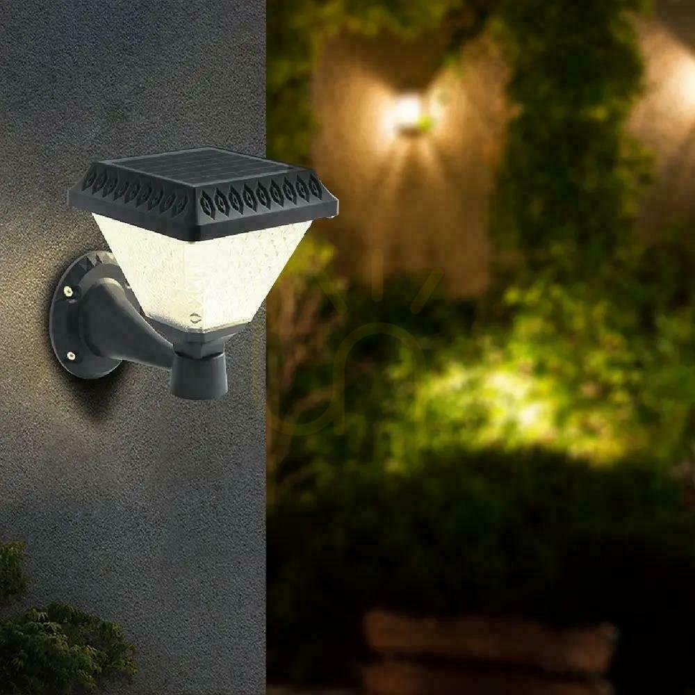 Šou V-TAC Solárna záhradná nástenná lampa s diaľkovým ovládaním 3v1 IP44 čierna štvorcová VT-972 3000K-4000K-6400K 75 3 roky záruka V-TAC Solárna záhradná nástenná lampa s diaľkovým ovládaním 3v1 IP44 čierna štvorcová VT-972 3000K-4000K-6400K 75 3 roky záruka