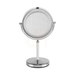 V-TAC Prenosné zrkadlo 3W LED Kúpeľňa Makeup 4xAAA fi.17CM Chrome VT-7572 6400K 30lm small 1