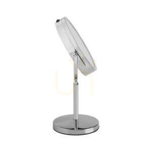 V-TAC Prenosné zrkadlo 3W LED Kúpeľňa Makeup 4xAAA fi.17CM Chrome VT-7572 6400K 30lm small 2