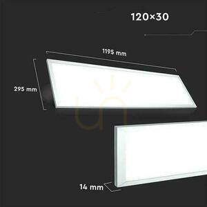 V-TAC 45W 1200x300 PMMA VT-12030 3000K 3600lm LED panel small 1