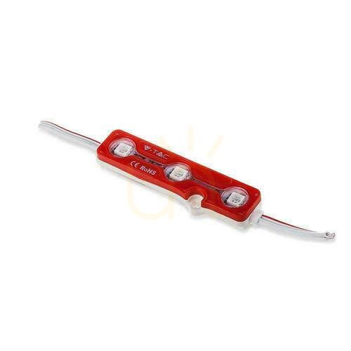 Skontrolujte V-TAC LED modul 0,72W 3LED 160st SMD5050 IP67 VT-50503 Farba červená 66lm
