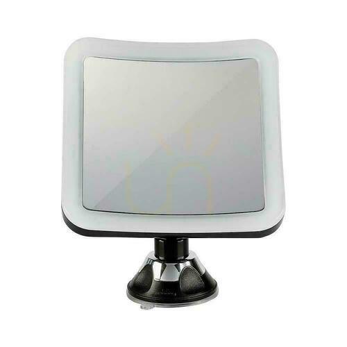Skontrolujte V-TAC Prenosné zrkadlo 3,2 W LED Kúpeľňa Makeup 4xAAA fi.17CM Chrome VT-7573 6400K 30lm