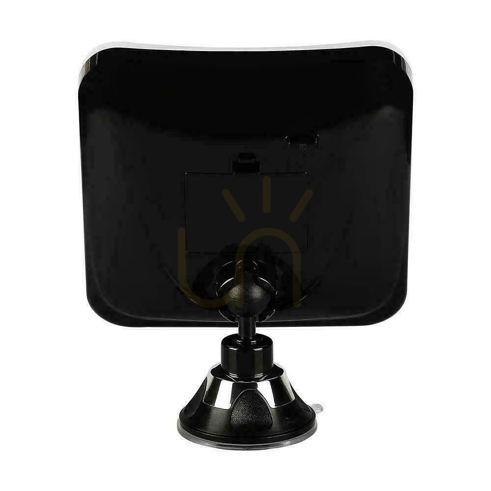 Šou V-TAC Prenosné zrkadlo 3,2 W LED Kúpeľňa Makeup 4xAAA fi.17CM Chrome VT-7573 6400K 30lm V-TAC Prenosné zrkadlo 3,2 W LED Kúpeľňa Makeup 4xAAA fi.17CM Chrome VT-7573 6400K 30lm
