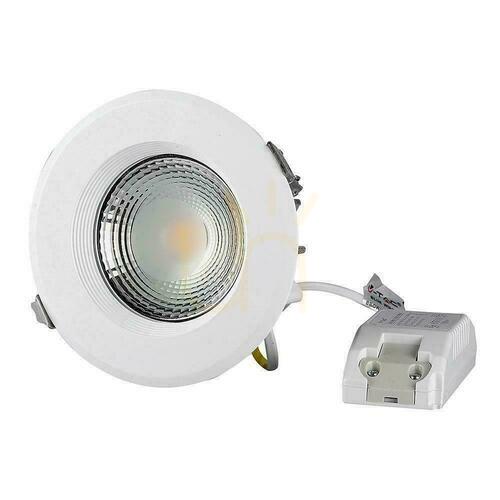 Skontrolujte V-TAC 20W LED COB Downlight VT-2625 6000K 1700lm svietidlo.