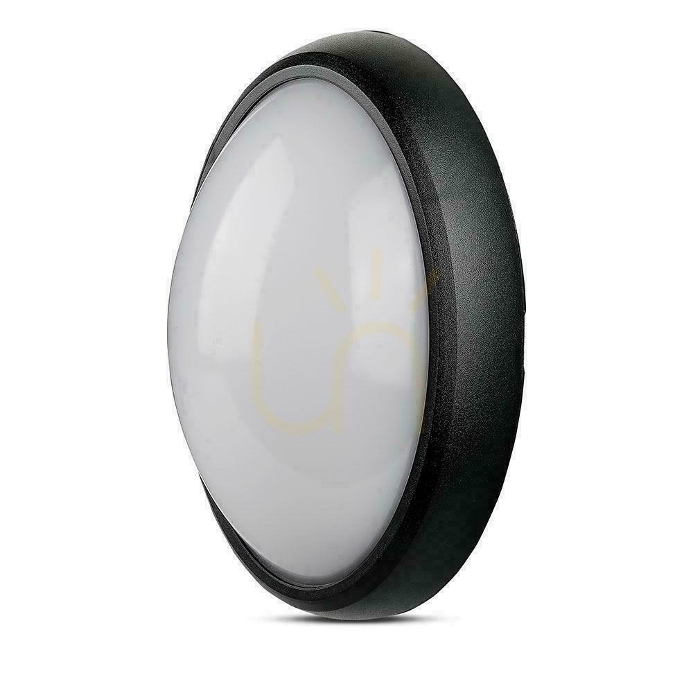 Displej Plafond 12W LED V-TAC Oval Black IP54 VT-8010-B 3000K 840lm Plafond 12W LED V-TAC Oval Black IP54 VT-8010-B 3000K 840lm