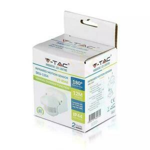 Nástenný PIR pohybový senzor V-TAC VT-8048 180° IP44 biely small 4