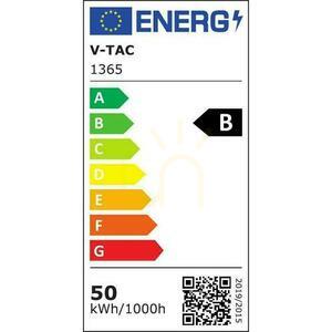 V-TAC Light Line 50W LED kombinovaná šošovka dvojitá asymetrická VT-4550D 4000K 8000lm 5 rokov záruka small 1