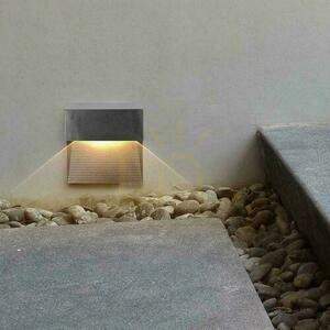 Nástenná montáž 3W LED V-TAC Black Square 230V IP65 VT-1172-B 4000K 210lm. small 4
