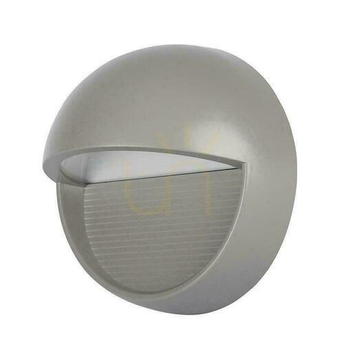 Skontrolujte Nástenné 3W LED svietidlo V-TAC Grey Round 230V IP65 VT-1182-G 3000K 210lm.