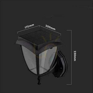 Záhradná nástenná lampa Solárna V-TAC 2W LED IP44 VT-982 3000K+6000K 110lm 3 roky záruka small 8