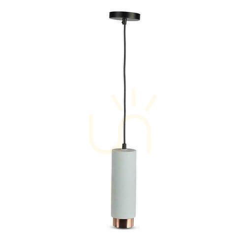 Skontrolujte V-TAC GIPS BETON GU10 Grey/Pink Gold VT-864-MR Závesné svietidlo 5 rokov záruka