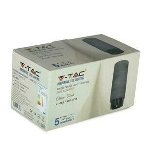 V-TAC GIPS BETON GU10 s povrchovou montážou sivý/čierny matný VT-865-GBC 5 rokov záruka. small 1