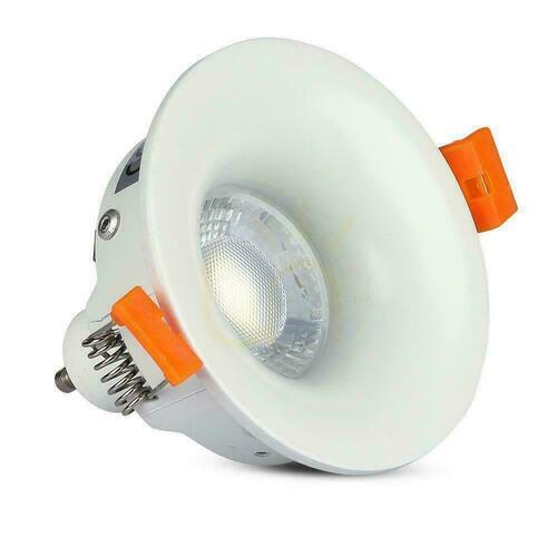 Skontrolujte Zápustné svietidlo V-TAC VT-876 GU10 biele okrúhle Ø8,5 cm otvor 75 mm