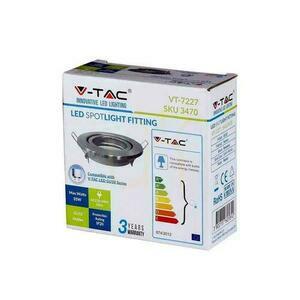 Sieťovina V-TAC GU10 Round Movable Satin VT-7227RD-SN small 3