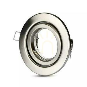 Sieťovina V-TAC GU10 Round Movable Satin VT-7227RD-SN small 0