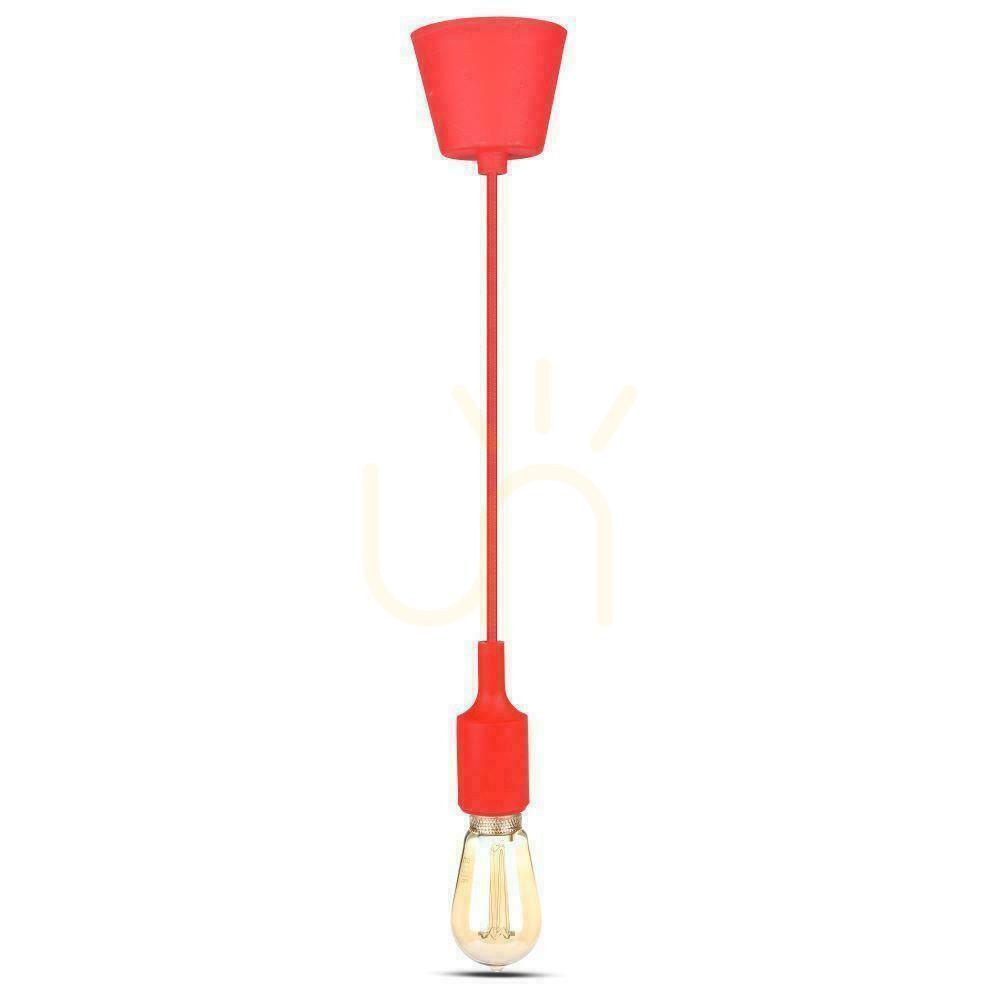 Náhľad V-TAC E27 Red VT-7228-R Silikónové závesné svietidlo 5 rokov záruka V-TAC E27 Red VT-7228-R Silikónové závesné svietidlo 5 rokov záruka