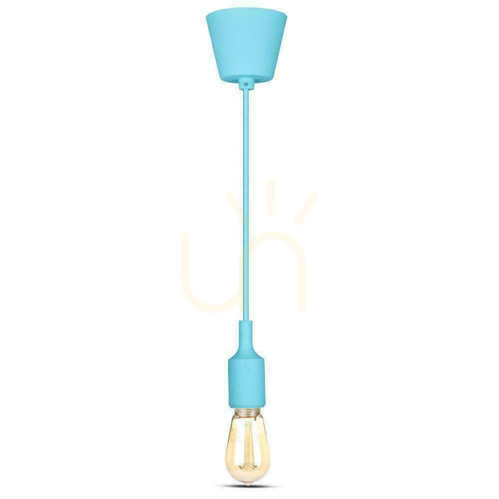 Náhľad V-TAC E27 Bright Blue VT-7228-LB Závesné silikónové svietidlo 5 rokov záruka V-TAC E27 Bright Blue VT-7228-LB Závesné silikónové svietidlo 5 rokov záruka